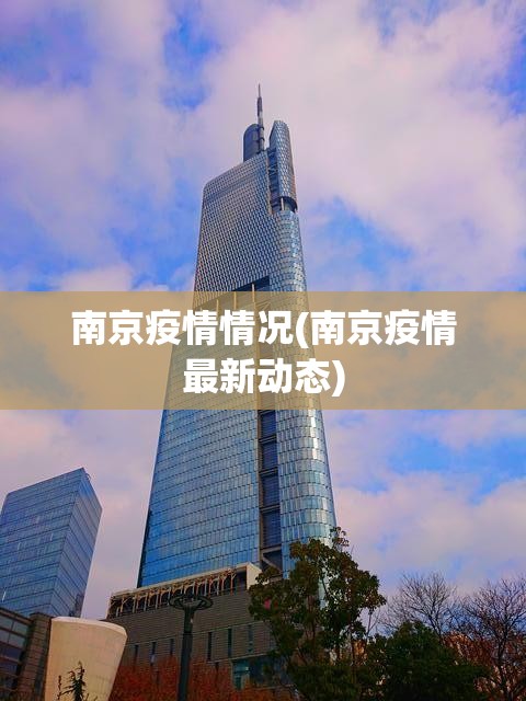 南京疫情情况(南京疫情最新动态)