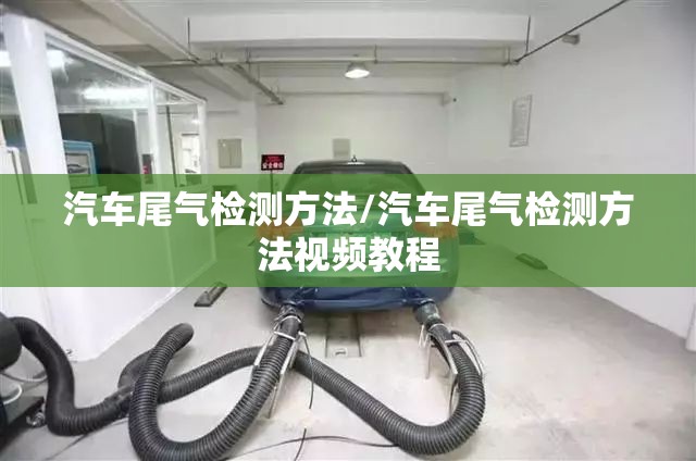 汽车尾气检测方法/汽车尾气检测方法视频教程