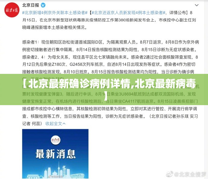 【北京最新确诊病例详情,北京最新病毒】