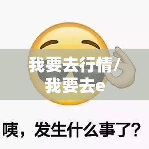 我要去行情/我要去e 我要去行情/我要去e