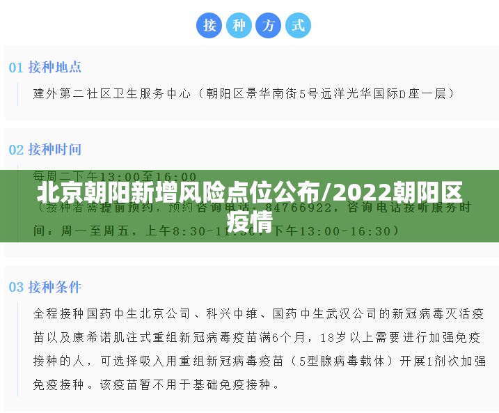 北京朝阳新增风险点位公布/2022朝阳区疫情 北京朝阳新增风险点位公布/2022朝阳区疫情