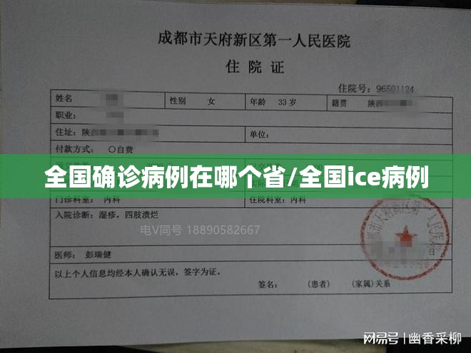 全国确诊病例在哪个省/全国ice病例 全国确诊病例在哪个省/全国ice病例