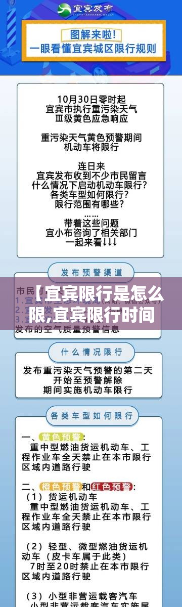 【宜宾限行是怎么限,宜宾限行时间查询】