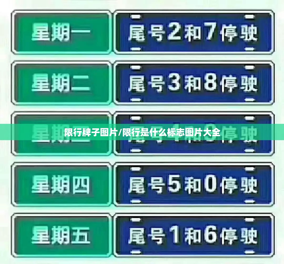 限行牌子图片/限行是什么标志图片大全