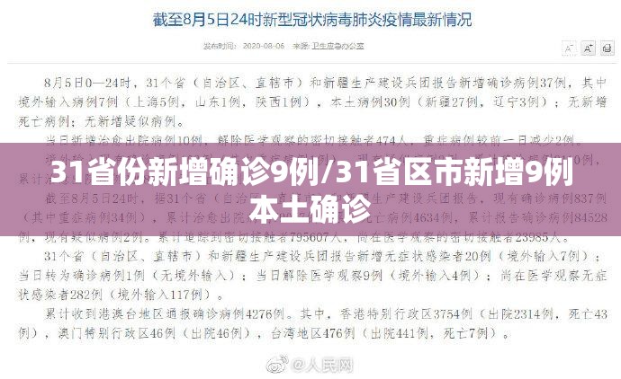 31省份新增确诊9例/31省区市新增9例本土确诊