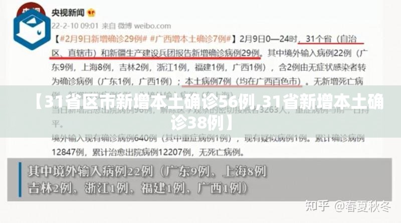 【31省区市新增本土确诊56例,31省新增本土确诊38例】