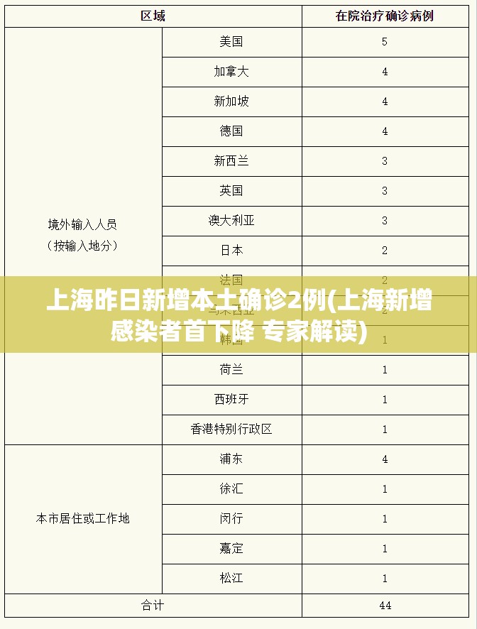 上海昨日新增本土确诊2例(上海新增感染者首下降 专家解读)