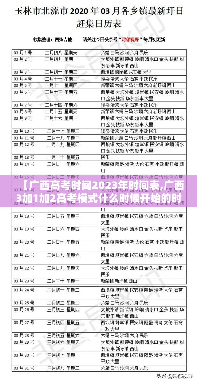 【广西高考时间2023年时间表,广西3加1加2高考模式什么时候开始的时间】 【广西高考时间2023年时间表,广西3加1加2高考模式什么时候开始的时间】