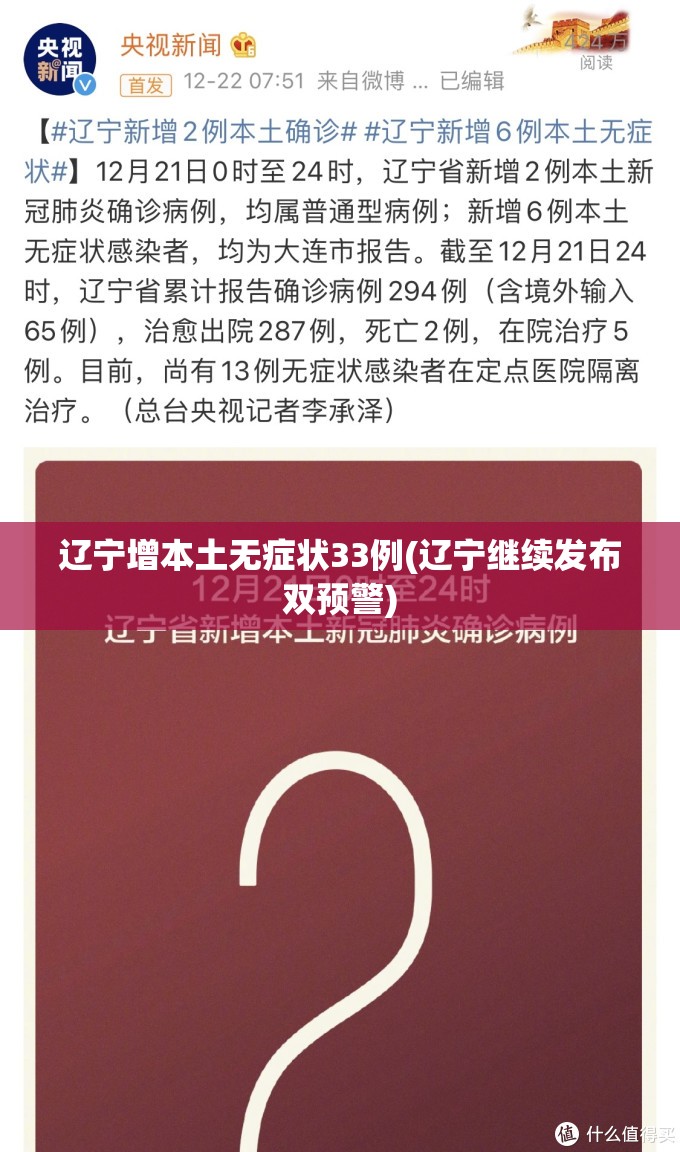 辽宁增本土无症状33例(辽宁继续发布双预警)