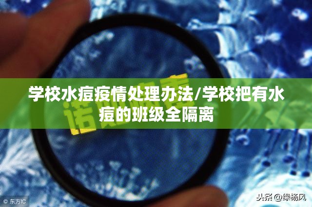 学校水痘疫情处理办法/学校把有水痘的班级全隔离 学校水痘疫情处理办法/学校把有水痘的班级全隔离