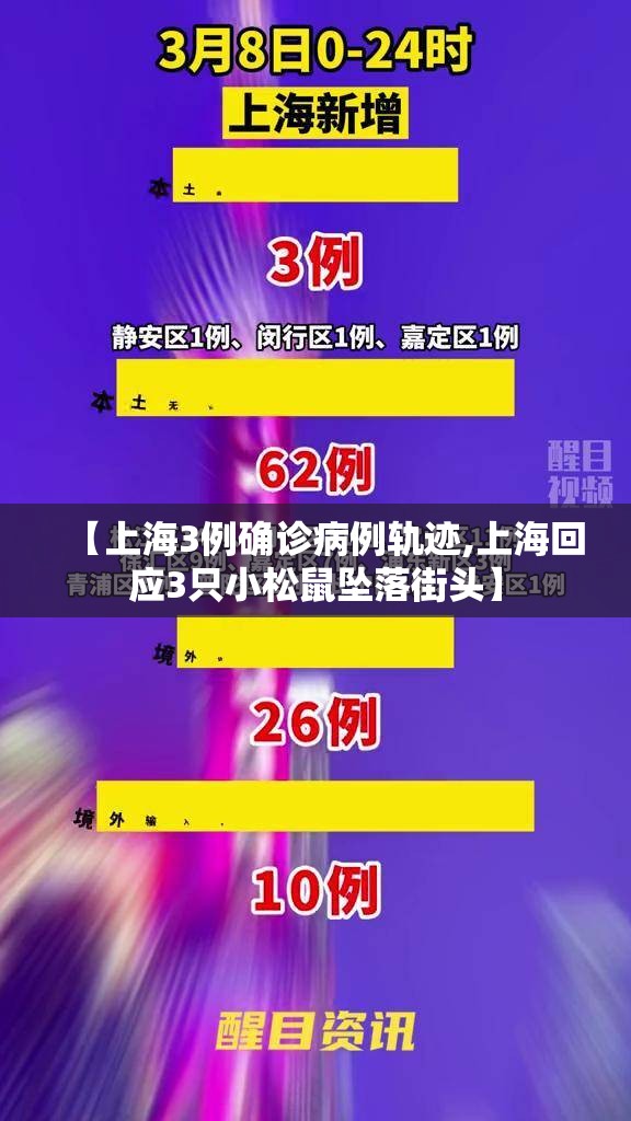【上海3例确诊病例轨迹,上海回应3只小松鼠坠落街头】 【上海3例确诊病例轨迹,上海回应3只小松鼠坠落街头】