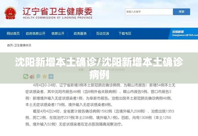 沈阳新增本土确诊/沈阳新增本土确诊病例