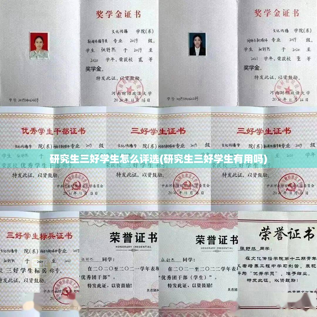 研究生三好学生怎么评选(研究生三好学生有用吗)