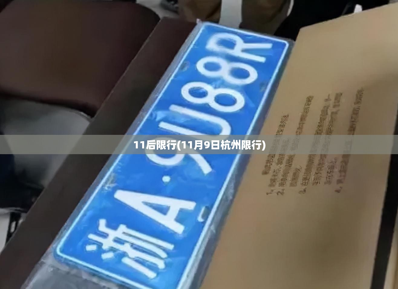 11后限行(11月9日杭州限行)