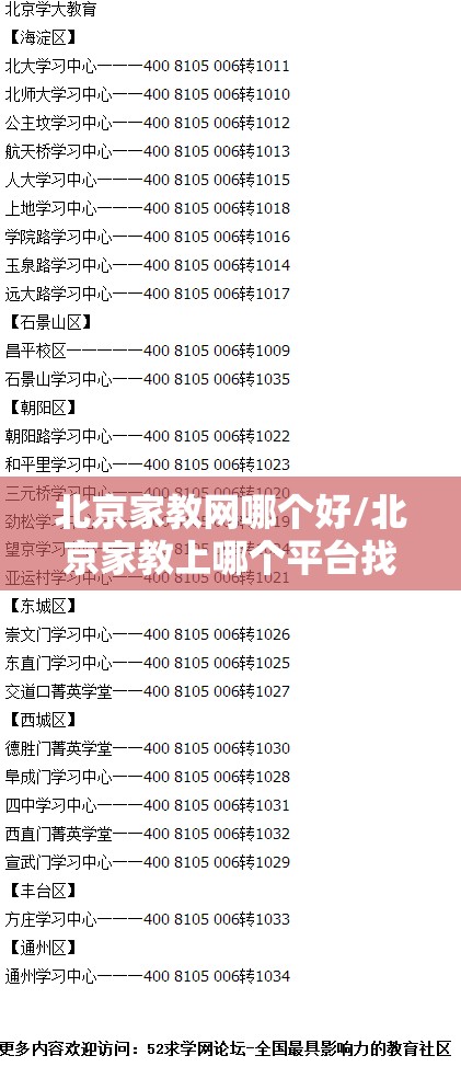 北京家教网哪个好/北京家教上哪个平台找 北京家教网哪个好/北京家教上哪个平台找