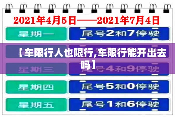 【车限行人也限行,车限行能开出去吗】