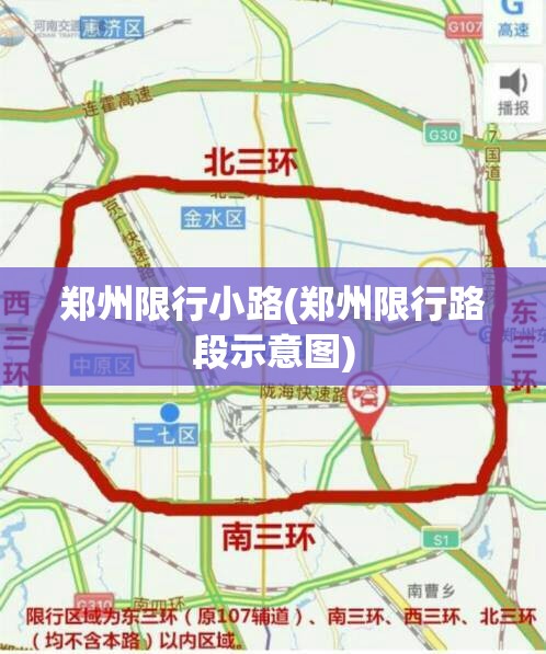 郑州限行小路(郑州限行路段示意图)