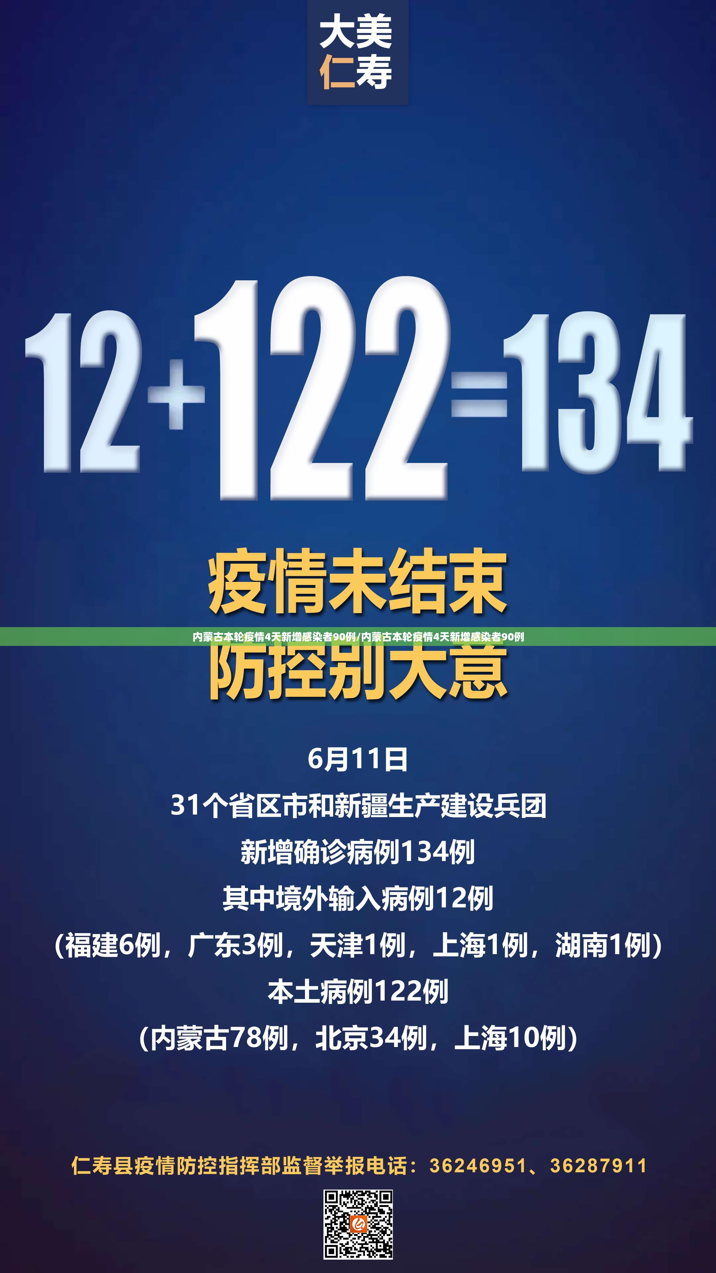 内蒙古本轮疫情4天新增感染者90例/内蒙古本轮疫情4天新增感染者90例 内蒙古本轮疫情4天新增感染者90例/内蒙古本轮疫情4天新增感染者90例