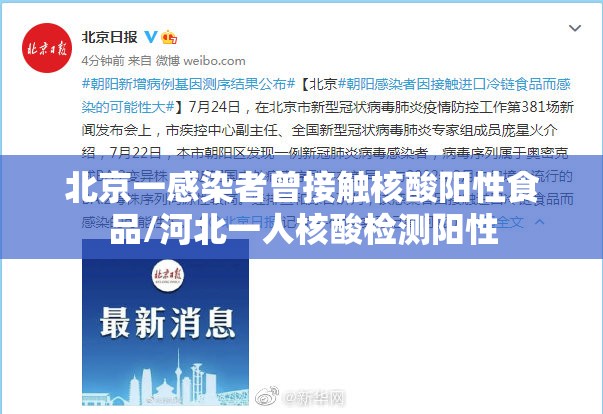 北京一感染者曾接触核酸阳性食品/河北一人核酸检测阳性 北京一感染者曾接触核酸阳性食品/河北一人核酸检测阳性