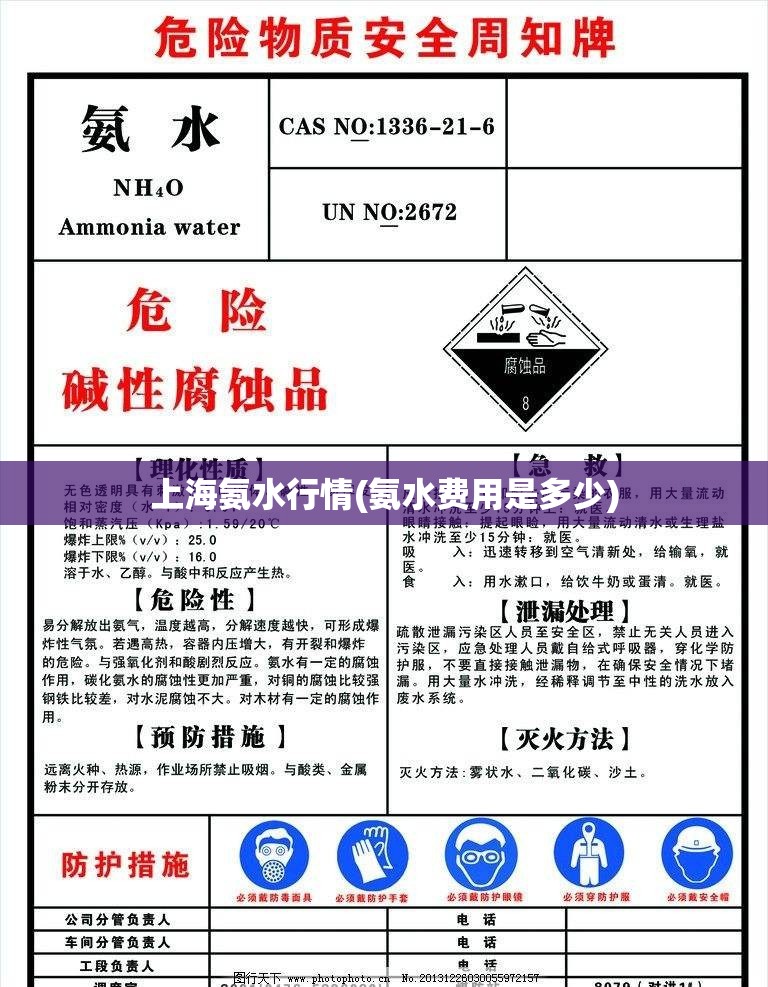 上海氨水行情(氨水费用是多少)