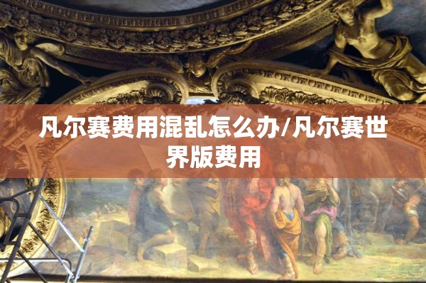 凡尔赛费用混乱怎么办/凡尔赛世界版费用