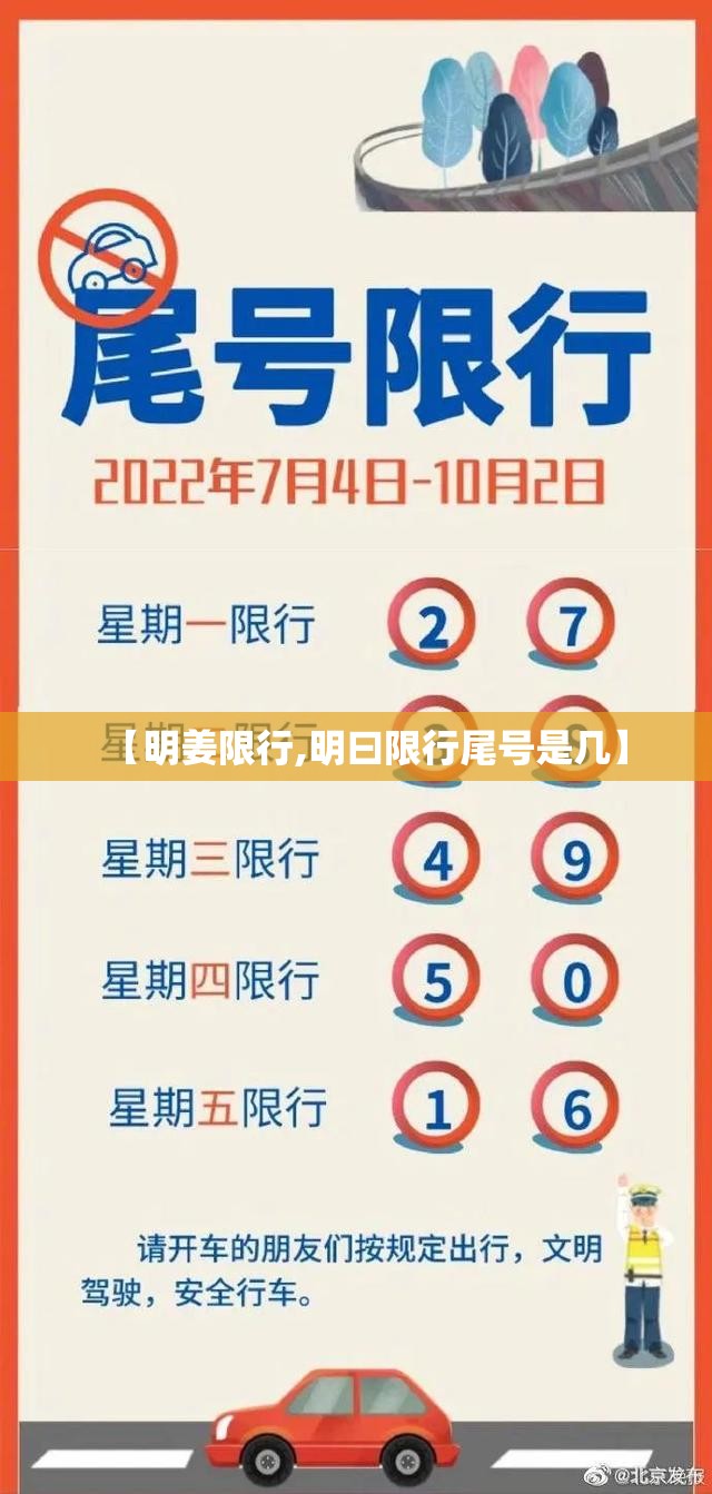 【明姜限行,明曰限行尾号是几】 【明姜限行,明曰限行尾号是几】
