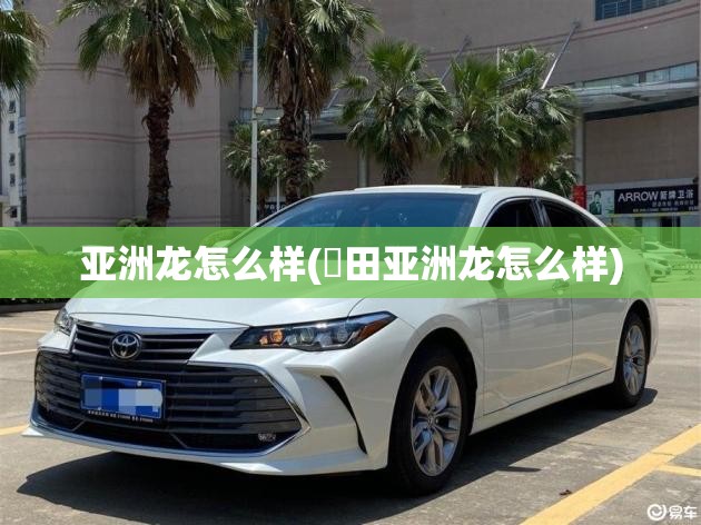 亚洲龙怎么样(丯田亚洲龙怎么样) 亚洲龙怎么样(丯田亚洲龙怎么样)