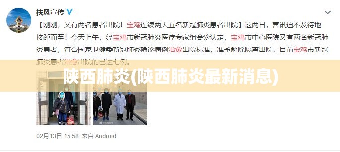 陕西肺炎(陕西肺炎最新消息)
