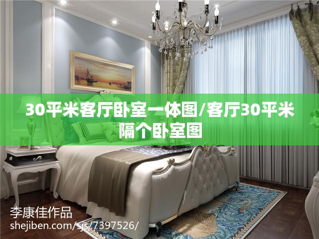30平米客厅卧室一体图/客厅30平米隔个卧室图