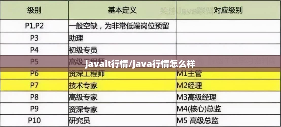 javait行情/java行情怎么样