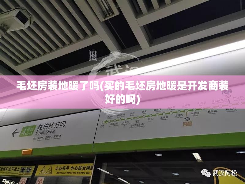 毛坯房装地暖了吗(买的毛坯房地暖是开发商装好的吗)