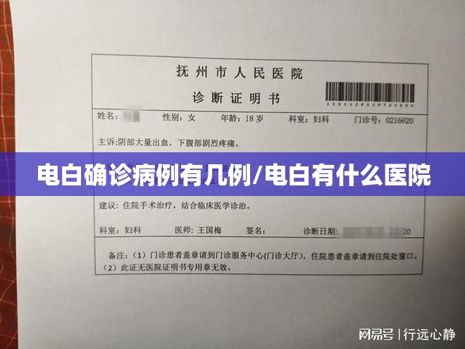 电白确诊病例有几例/电白有什么医院
