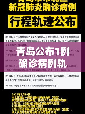 青岛公布1例确诊病例轨迹/青岛公布1例确诊病例轨迹公布时间