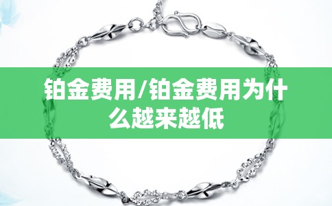 铂金费用/铂金费用为什么越来越低
