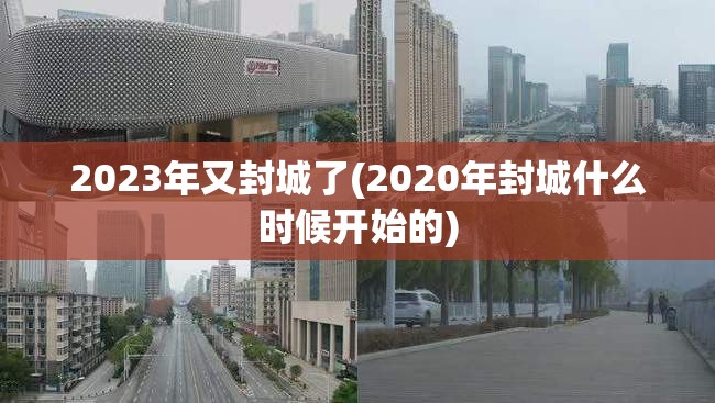 2023年又封城了(2020年封城什么时候开始的)