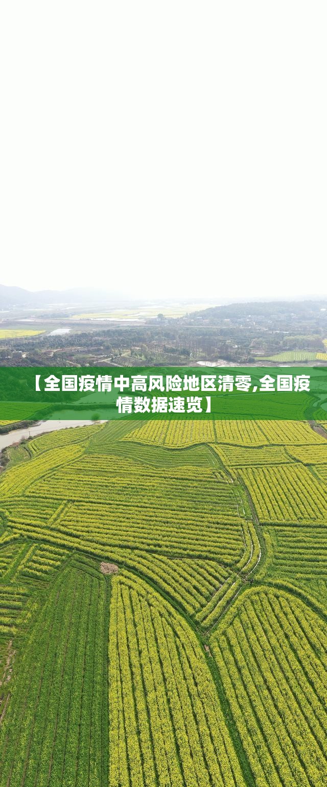 【全国疫情中高风险地区清零,全国疫情数据速览】 【全国疫情中高风险地区清零,全国疫情数据速览】
